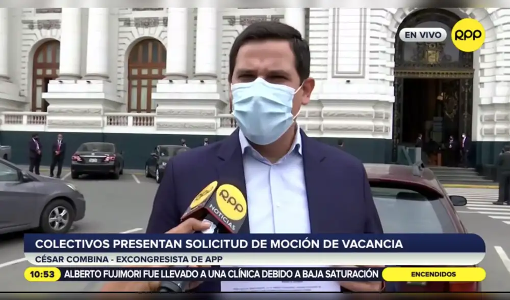 Combina precisó que la solicitud para la remoción del cargo debería llegar solo a Pedro Castillo y Dina Boluarte, sin incluir al gabinete ministerial. Foto: RPP