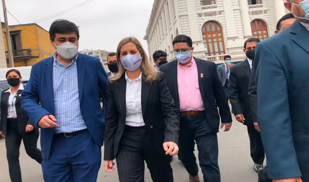 María del Carmen Alva cuestionó los primeros 100 días del Gobierno de Pedro Castillo. Foto: Gianella Aguirre/URPI-LR María del Carmen Alva cuestionó los primeros 100 días del Gobierno de Pedro Castillo. Foto: Gianella Aguirre/URPI-LR