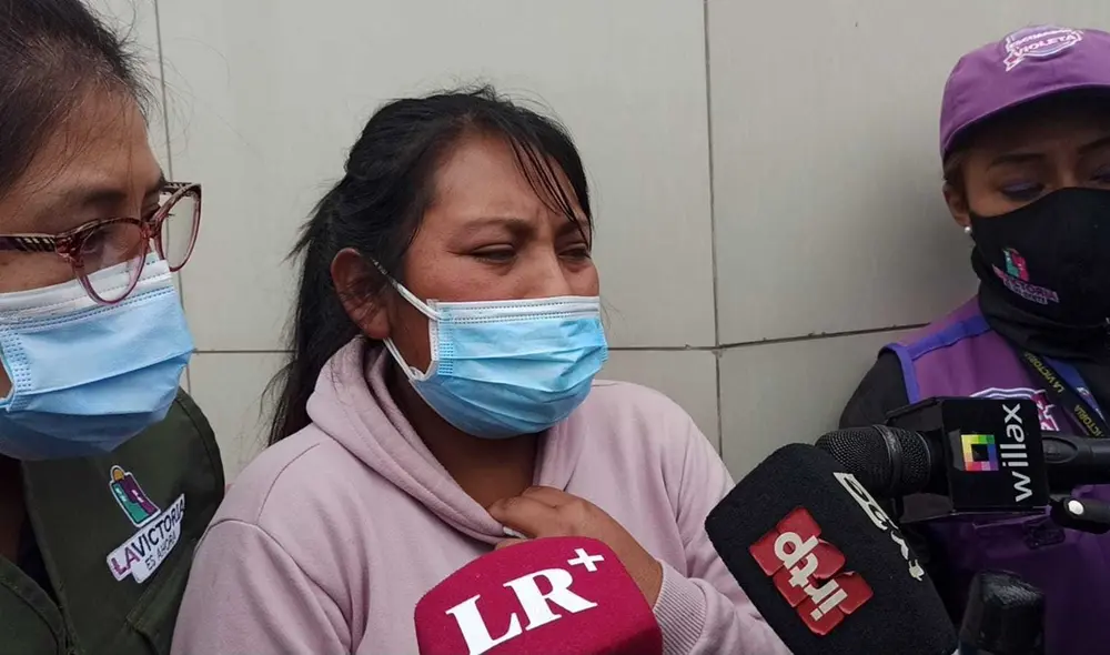 Yiovana Ocsa Hancco (24) señaló que su hija está estable tras ser intervenida en UCI. Foto: Jessica Merino/URPI-LR Yiovana Ocsa Hancco (24) señaló que su hija está estable tras ser intervenida en UCI. Foto: Jessica Merino/URPI-LR