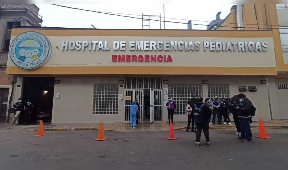 La menor fue ingresada al Hospital de emergencias pediátricas. Foto: Jessica Merino/URPI-LR La menor fue ingresada al Hospital de emergencias pediátricas. Foto: Jessica Merino/URPI-LR
