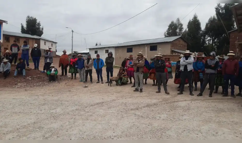 Los comuneros tienen una plataforma de lucha de 17 puntos. Foto: difusión Los comuneros tienen una plataforma de lucha de 17 puntos. Foto: difusión