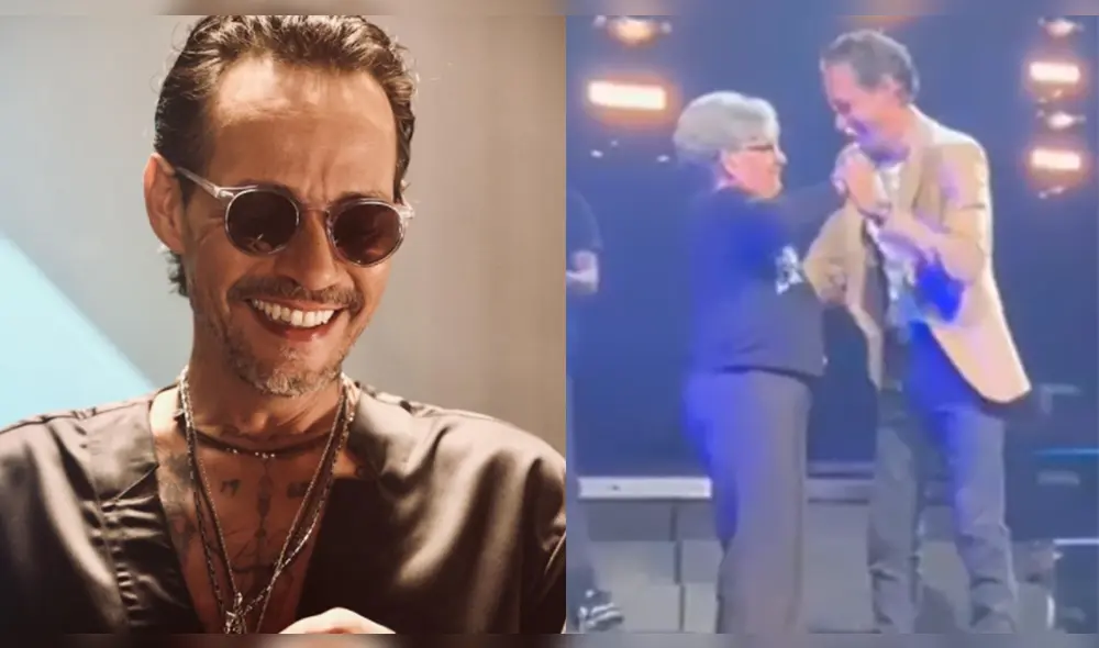 Marc Anthony cumplió el sueño de Fela, una adulta de la tercera edad, al danzar con ella en el escenario. Foto: March Anthony/Instagram/difusión