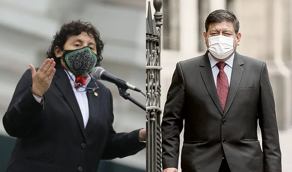 La legisladora del Partido Morado pide la salida de Ayala. Foto: composición La República La legisladora del Partido Morado pide la salida de Ayala. Foto: composición La República