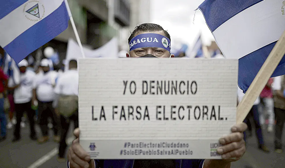 Repudio internacional. Nuevas manifestaciones contra la dictadura de Daniel Ortega. Foto: EFE