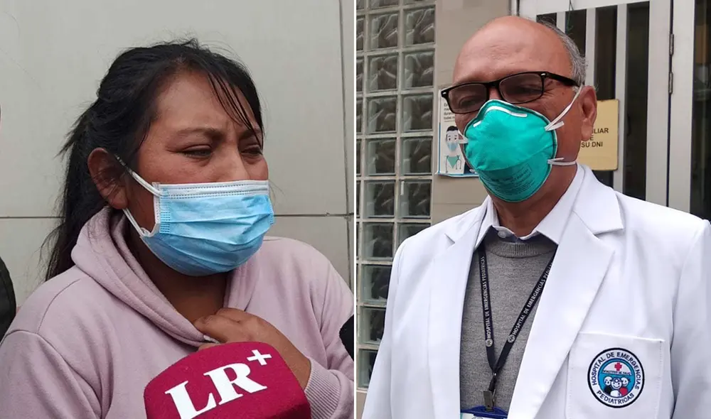 Tanto la madre de la menor, como el director del hospital señalaron la evolución favorable de la paciente luego de la operación. Foto: composición La República Tanto la madre de la menor, como el director del hospital señalaron la evolución favorable de la paciente luego de la operación. Foto: composición La República