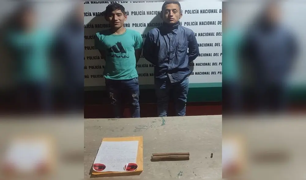Los sujetos serían de la banda “Los Payasitos de Alto Trujillo”. Foto: PNP