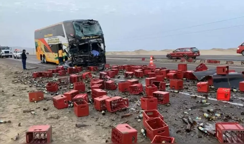 Hecho se registró en el kilómetro 342 de la Panamericana Norte. Foto: Chimbote Informa