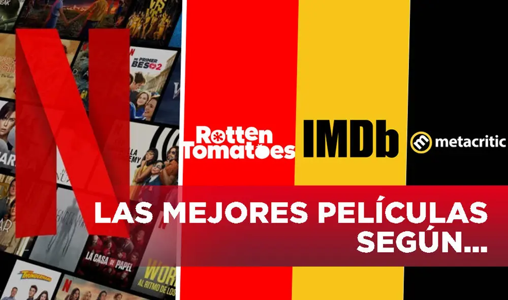 Tres de las mejores páginas de críticas aprueban gran parte de las producciones de Netflix. Foto: composición/Gerson Cardoso Tres de las mejores páginas de críticas aprueban gran parte de las producciones de Netflix. Foto: composición/Gerson Cardoso