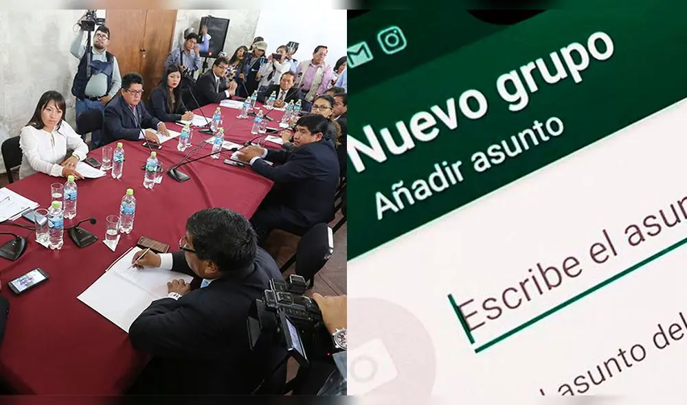 Grupo de WhatsApp “7 amigos de Arequipa” era integrado por los consejeros Neyra, Flores, Garate, Bernal, Añañanque, Zuñiga y Díaz. Foto: composición La República