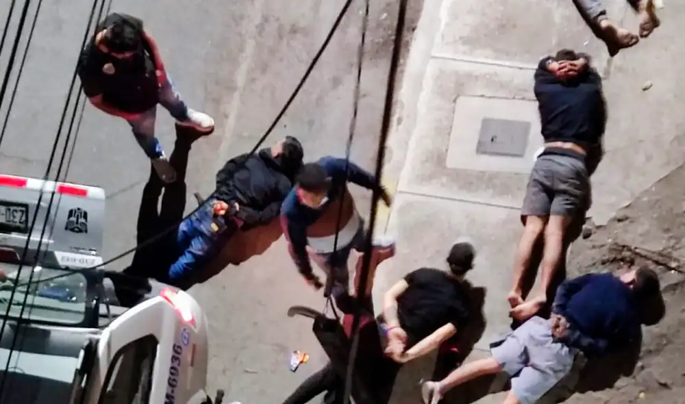Intervención se realizó en el Cercado de Tacna. Foto: PNP