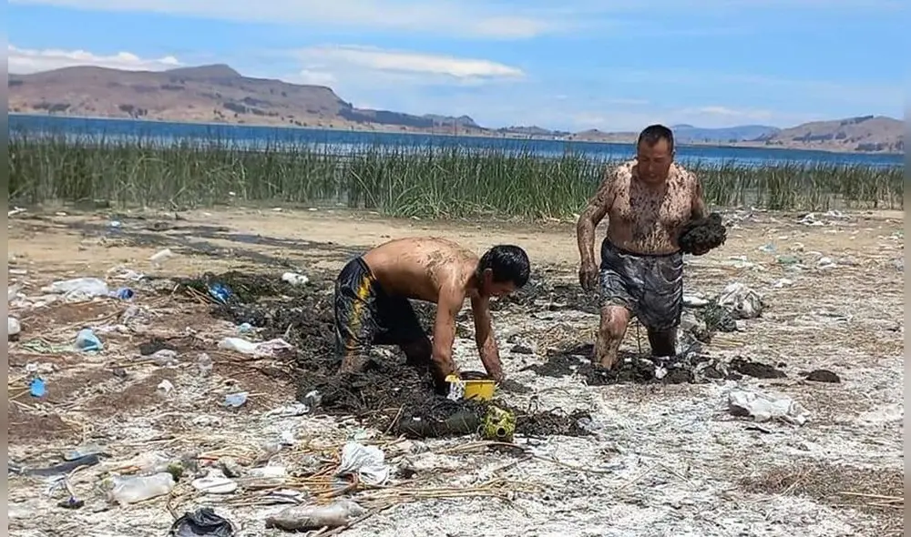 Ciudadanos  son afectados por la contaminación del río Coata en Puno. Foto: Paul Díaz