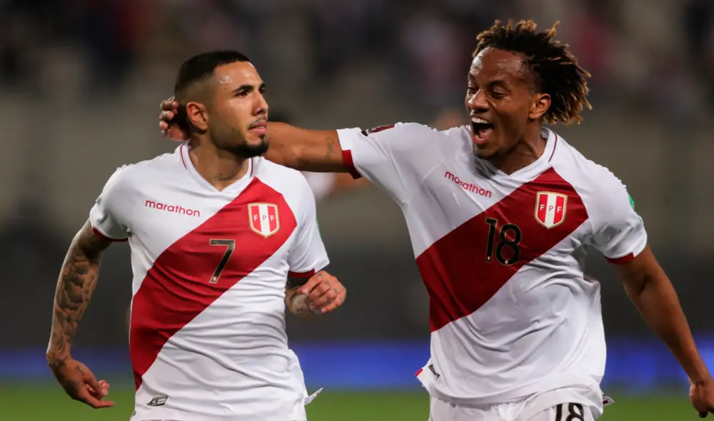 La Blanquirroja se fue al descanso ganando por 3-0 con goles de Peña, Cueva y Lapadula. Foto: EFE La Blanquirroja se fue al descanso ganando por 3-0 con goles de Peña, Cueva y Lapadula. Foto: EFE