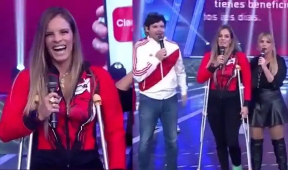 Alejandra Baigorria se encuentra separada de EEG debido a una lesión. Foto: captura América TV