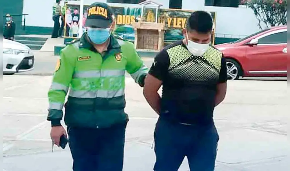 Layme fue enviado a prisión. Foto: PNP