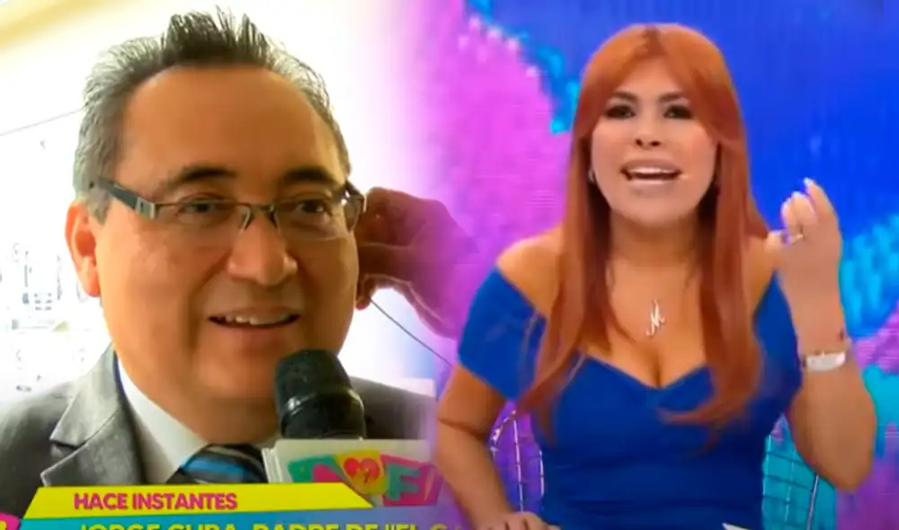 Magaly Medina opinó sobre el papel que ha jugado la presencia del padre de Rodrigo Cuba en el proceso de conciliación de su hijo con Melissa Paredes. Foto: captura/ATV/Willax Magaly Medina opinó sobre el papel que ha jugado la presencia del padre de Rodrigo Cuba en el proceso de conciliación de su hijo con Melissa Paredes. Foto: captura/ATV/Willax