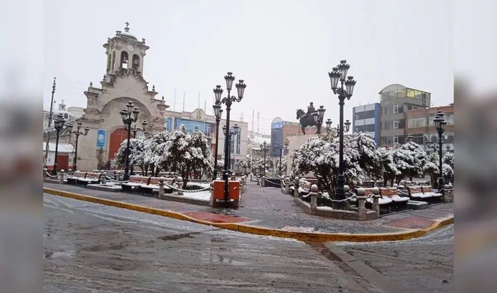 El pronóstico es cielo nublado con lluvia ligera en Macusani. Foto: difusión