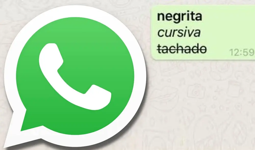 Esta es la forma más rápida para que puedas darle formato a los textos que envías por WhatsApp. Foto: Composición LR