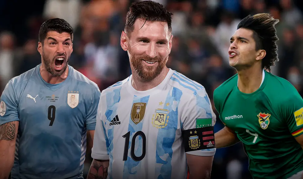 Eliminatorias sudamericanas: la tabla de máximos goleadores la lideran tres jugadores en vigencia. Foto: AFP