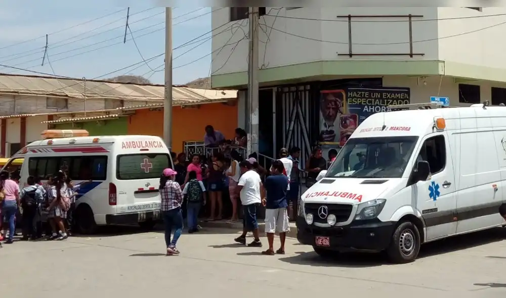 A una clínica particular trasladaron a uno de los jóvenes heridos en accidente de tránsito. Foto: Difusión. A una clínica particular trasladaron a uno de los jóvenes heridos en accidente de tránsito. Foto: Difusión.