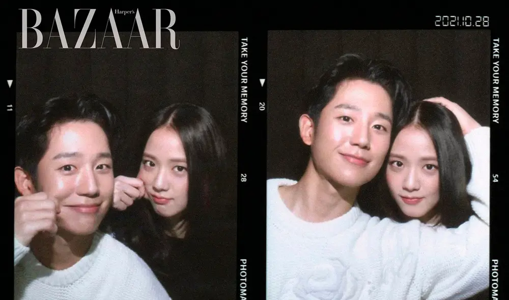 Jung Hae In y Jisoo de BLACKPINK lideran el elenco de Snowdrop. Foto: Harper's Bazaar Jung Hae In y Jisoo de BLACKPINK lideran el elenco de Snowdrop. Foto: Harper's Bazaar