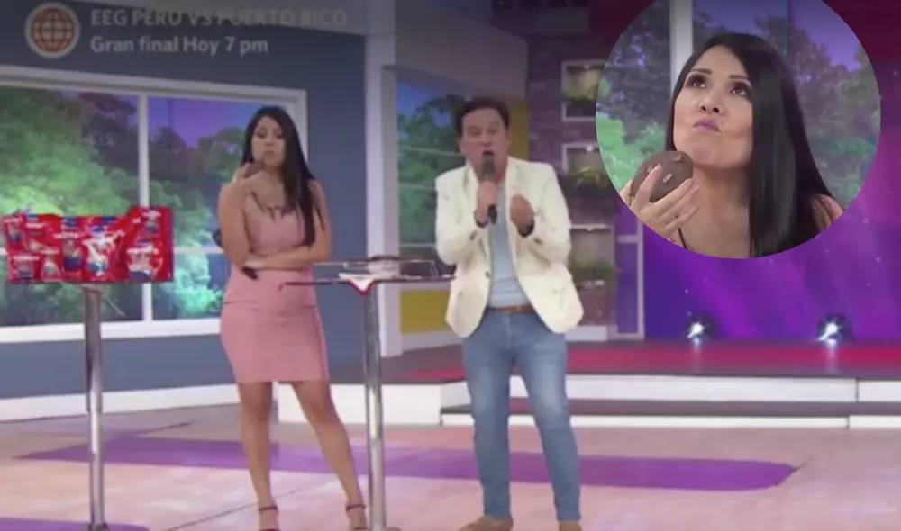 Valeria Piazza le jugó una broma a Tula Rodríguez durante el programa En boca de todos. Foto: En boca de todos/captura.