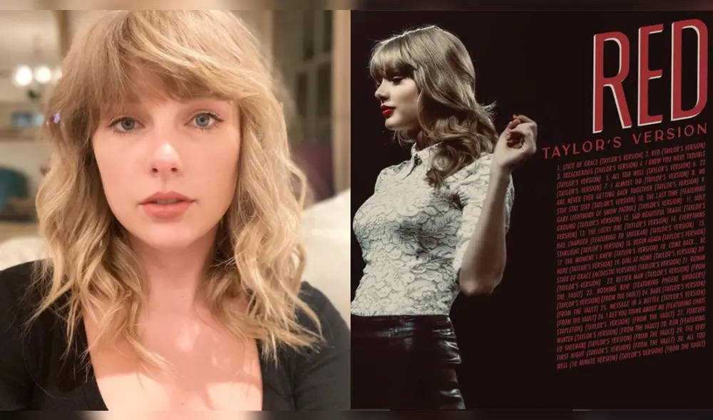El tema musical "All too well" se basa en la relación que Taylor Swift mantuvo con el actor Jake Gyllenhaal. Foto: composción/Taylor Swift/Instagram