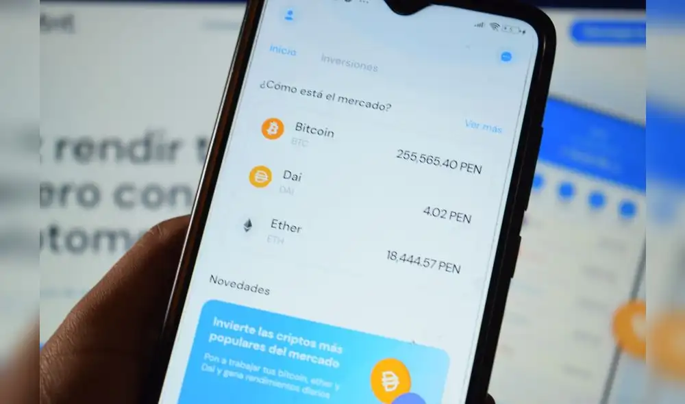 La aplicación Buenbit está disponible apara iOS y Android y facilita el acceso a la compra y venta de criptomonedas. Foto: Elizabeth Condori