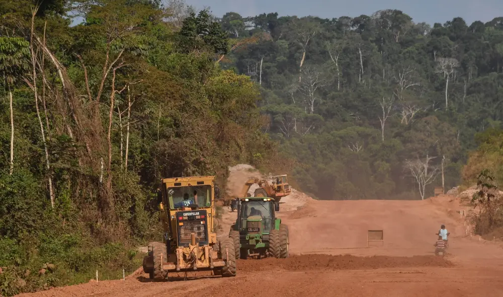 La Amazonía perdió un área equivalente a Chile en 36 años. Foto: AFP
