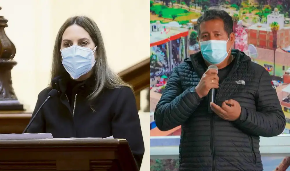 María del Carmen Alva calificó el asesinato del alcalde de La Mar como "un acto de violencia condenable" y exigió justicia. Foto: composición La República