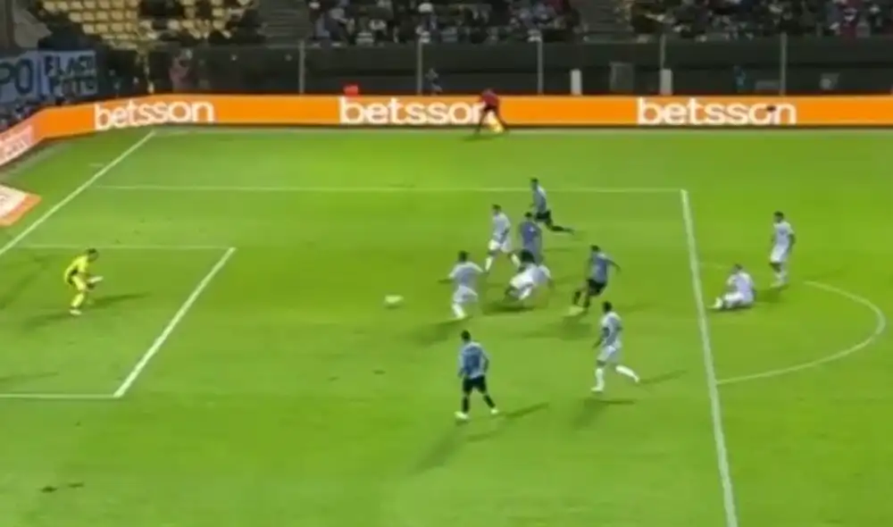 Uruguay vs. Argentina se da por las Eliminatorias Qatar 2022. Foto: captura de pantalla Movistar Deportes