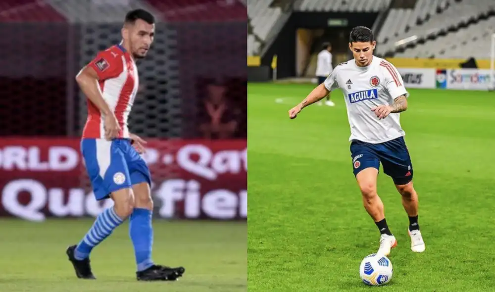 Tanto la escuadra colombiana como la paraguaya se disputan una plaza para el Mundial de Qatar 2022. Foto: Instagram.