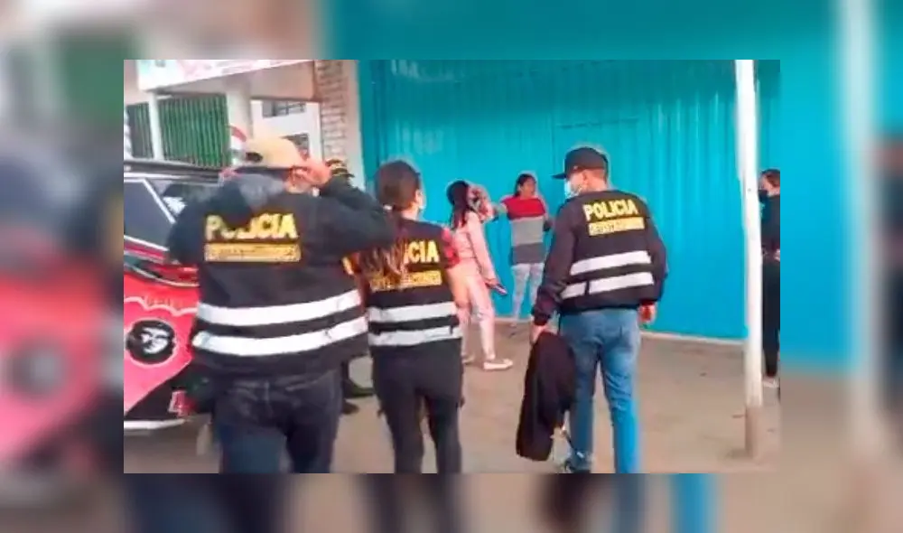 Policía investiga las causas del crimen. Foto: captura video Ribereña Guadalupe Guadalupe