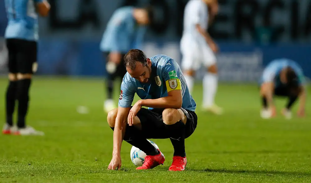 Uruguay sigue sin ganar en las Eliminatorias Qatar 2022 y bajó a la sexta posición de la tabla. Foto: AFP Uruguay sigue sin ganar en las Eliminatorias Qatar 2022 y bajó a la sexta posición de la tabla. Foto: AFP
