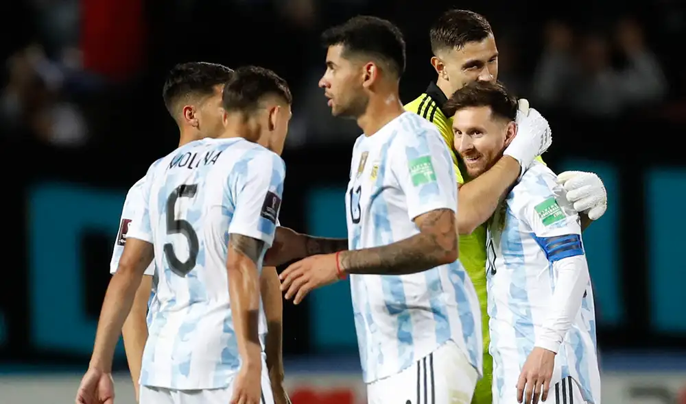 Argentina sigue invicta en las Eliminatorias Qatar 2022 tras vencer a Uruguay. Foto: AFP