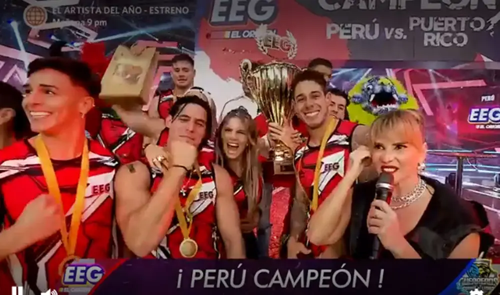 El 12 de noviembre se dio la gran final del encuentro internacional EEG vs. Guerreros Puerto Rico. Foto: captura EEG / América TV El 12 de noviembre se dio la gran final del encuentro internacional EEG vs. Guerreros Puerto Rico. Foto: captura EEG / América TV