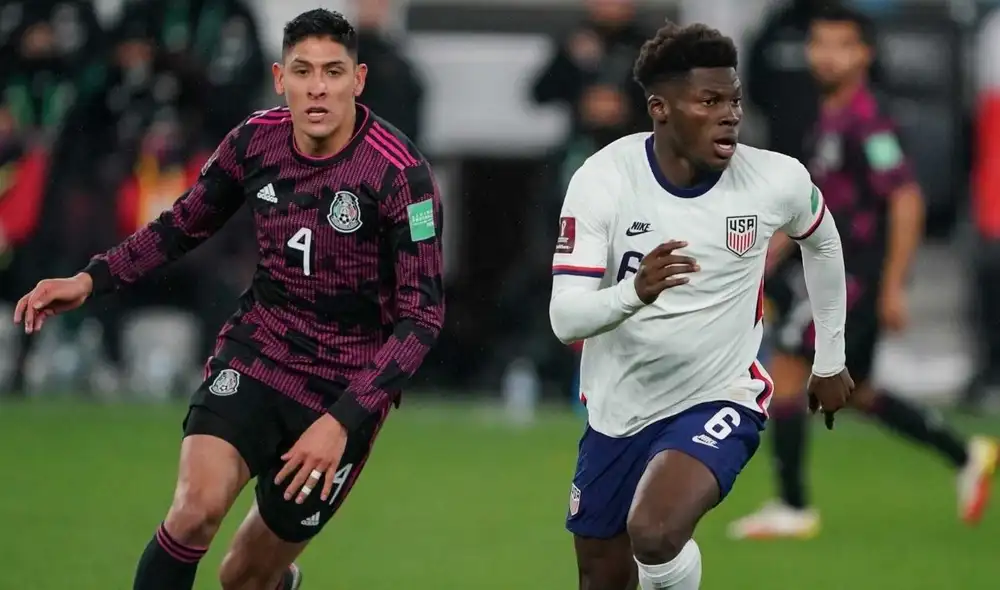 México y EE.UU. empatan 0-0. Foto: Concacaf.