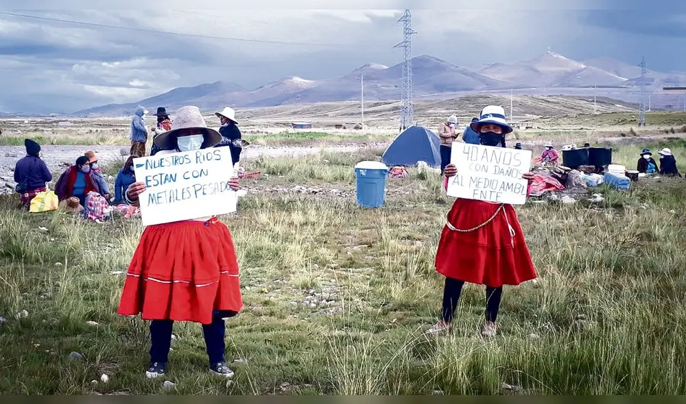 Viejos reclamos. Comunidades originarias de Espinar anuncian reinicio de protestas. Tienen metales pesados en el cuerpo.