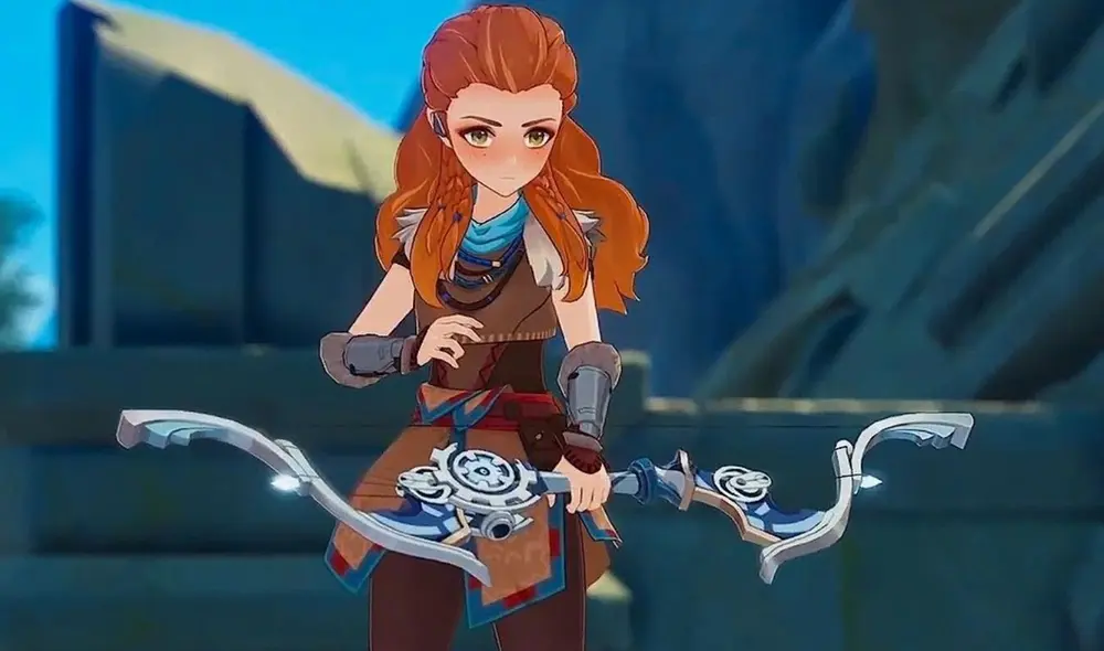 Aloy es uno de los personajes más poderosos de Genshin Impact. Foto: miHoYo