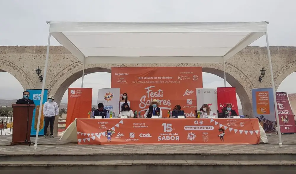 Anuncian nueva versión de Festisabores, en Arequipa. Foto: URPI / Alexis Choque Anuncian nueva versión de Festisabores, en Arequipa. Foto: URPI / Alexis Choque