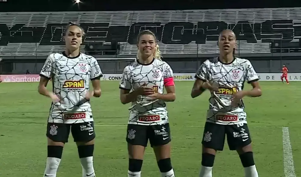 Tamires anotó el 1-0 ante Alianza Lima. Foto: Conmebol. Tamires anotó el 1-0 ante Alianza Lima. Foto: Conmebol.