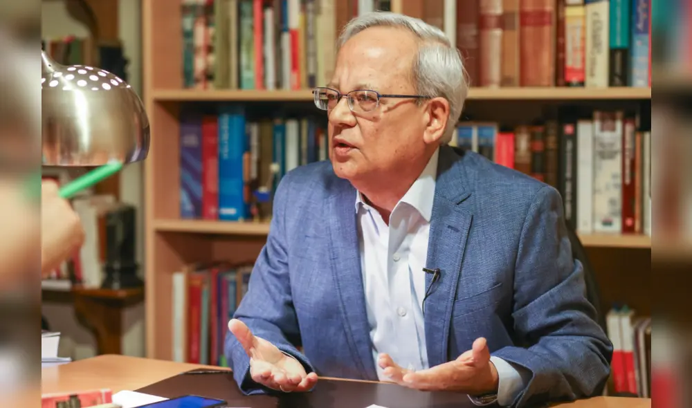 Periodista César Hildebrandt, director del semanario Hildebrandt en sus trece. Foto: John Michael Ramon Taya.