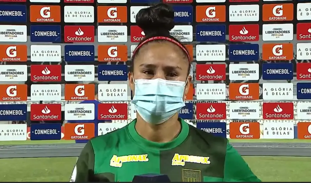 Gladys Dorador marcó dos goles en esta Copa Libertadores Femenina. Foto: captura de Facebook Watch