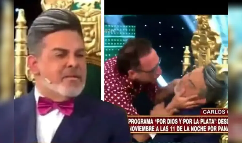 Carlos Galdós fue invitado al programa Porque hoy es sábado con Andrés. Foto: captura Sábado con Andrés / Panamericana TV