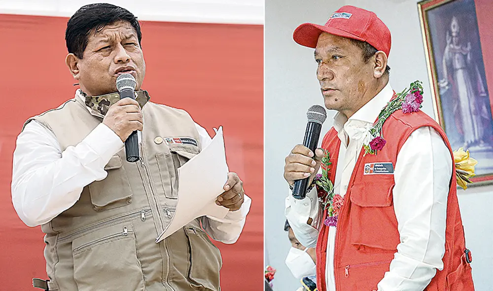 En la mira. Ayala y Silva fueron cuestionados desde que fueron designados, pero han mantenido sus puestos. Ahora, nuevas denuncias complican su permanencia en el Ejecutivo. Foto: composición Mindef/ MTC En la mira. Ayala y Silva fueron cuestionados desde que fueron designados, pero han mantenido sus puestos. Ahora, nuevas denuncias complican su permanencia en el Ejecutivo. Foto: composición Mindef/ MTC