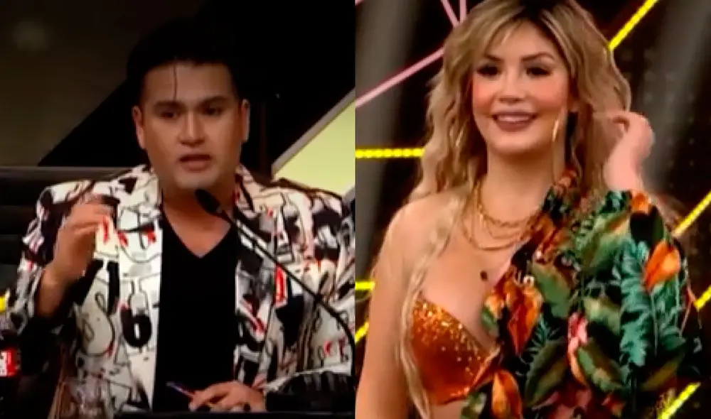 Deyvis Orosco invitó a los participantes en aprovechar esta oportunidad para demostrar todo su talento en el canto. Foto: captura América TV.