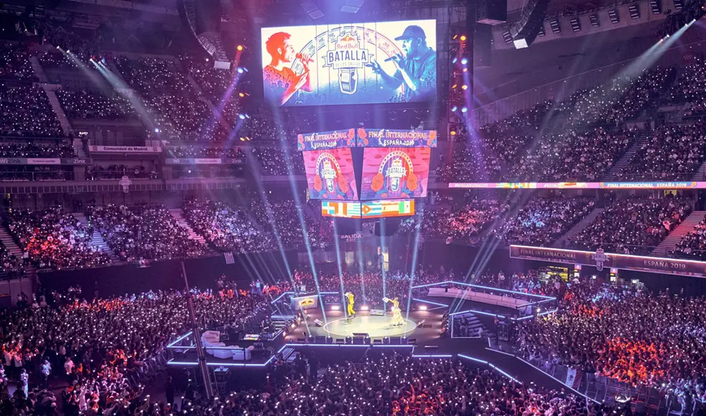 Final Internacional Red Bull Batalla 2019. Foto: Red Bull Batalla Final Internacional Red Bull Batalla 2019. Foto: Red Bull Batalla