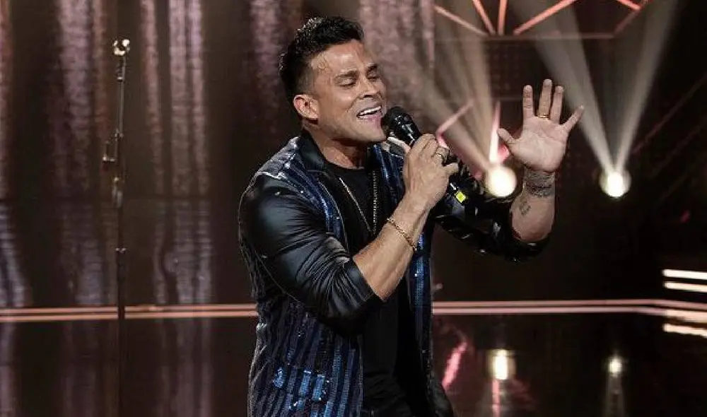 Christian Domínguez volvió por tercera vez a El artista del año. Foto: captura Twitter