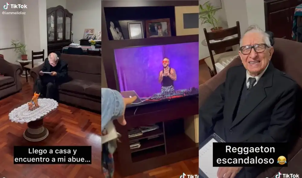 La joven suele compartir 'las aventuras de Jorge" a través de su cuenta en TikTok, donde el anciano ya es reconocido por miles de usuarios. Video: captura de TikTok La joven suele compartir 'las aventuras de Jorge" a través de su cuenta en TikTok, donde el anciano ya es reconocido por miles de usuarios. Video: captura de TikTok