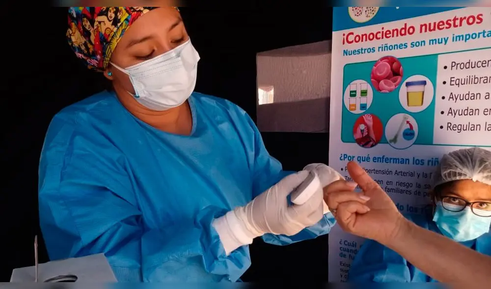 Personal del Hospital Almanzor Aguinaga realizó campaña de despistaje de diabetes. Foto: EsSalud. Personal del Hospital Almanzor Aguinaga realizó campaña de despistaje de diabetes. Foto: EsSalud.