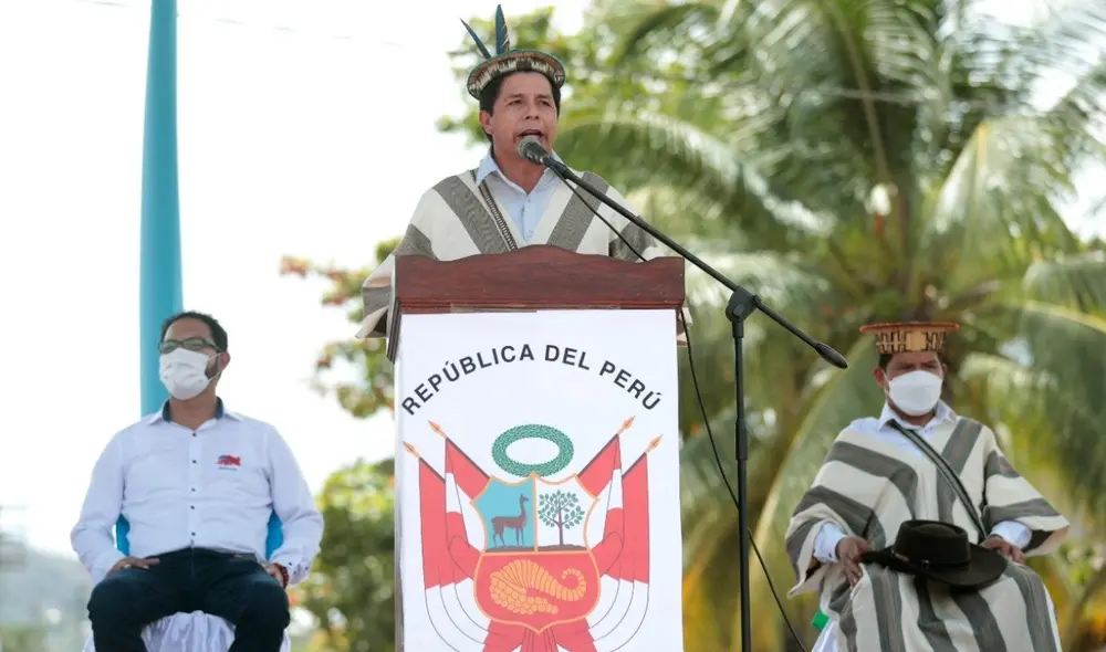 "El pueblo nos ha pedido cuentas, cuentas les hemos dado", expresó el presidente Pedro Castillo. Foto: Presidencia